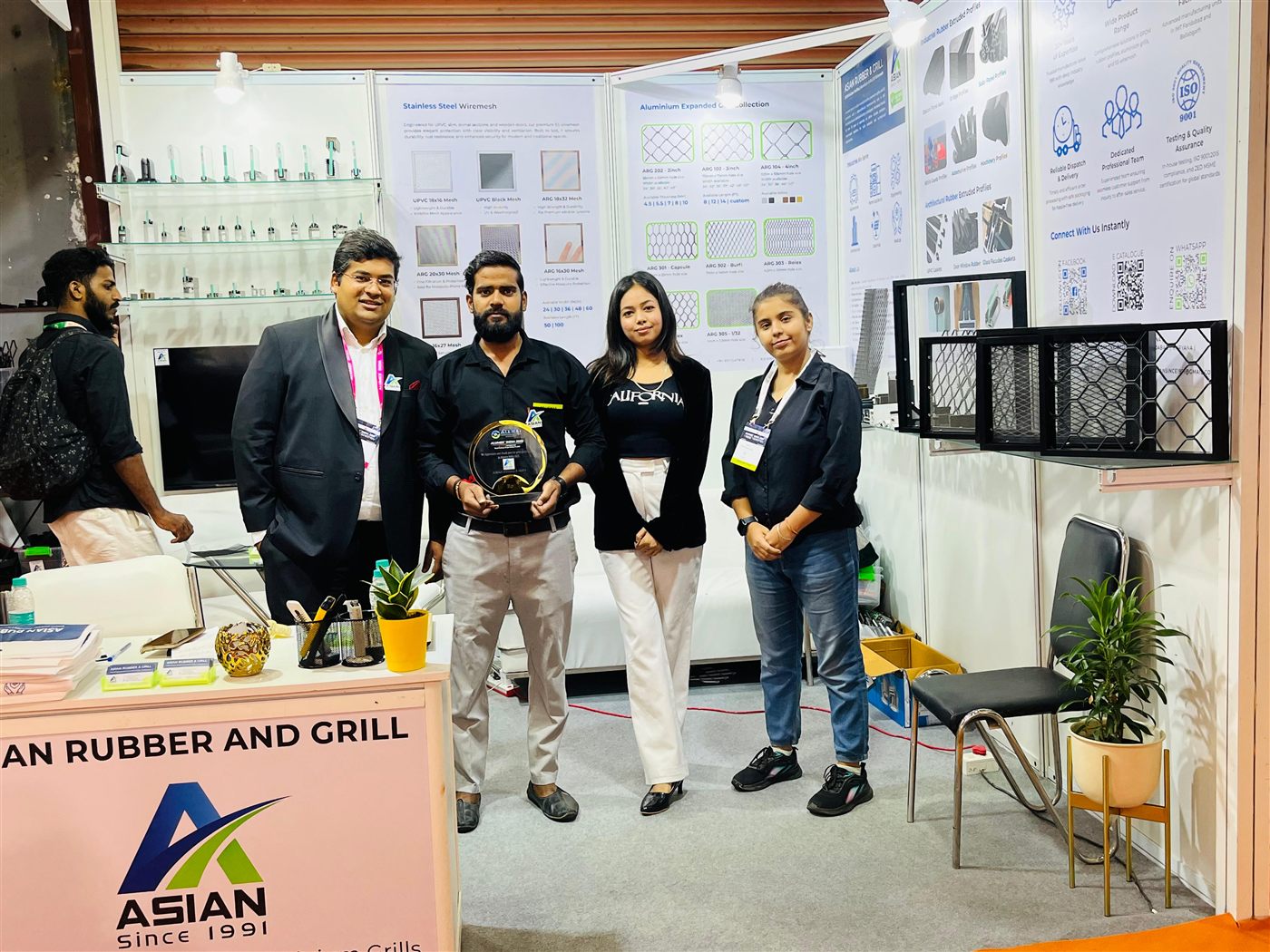 Asian Rubber and Grill stall at Alumex Expo