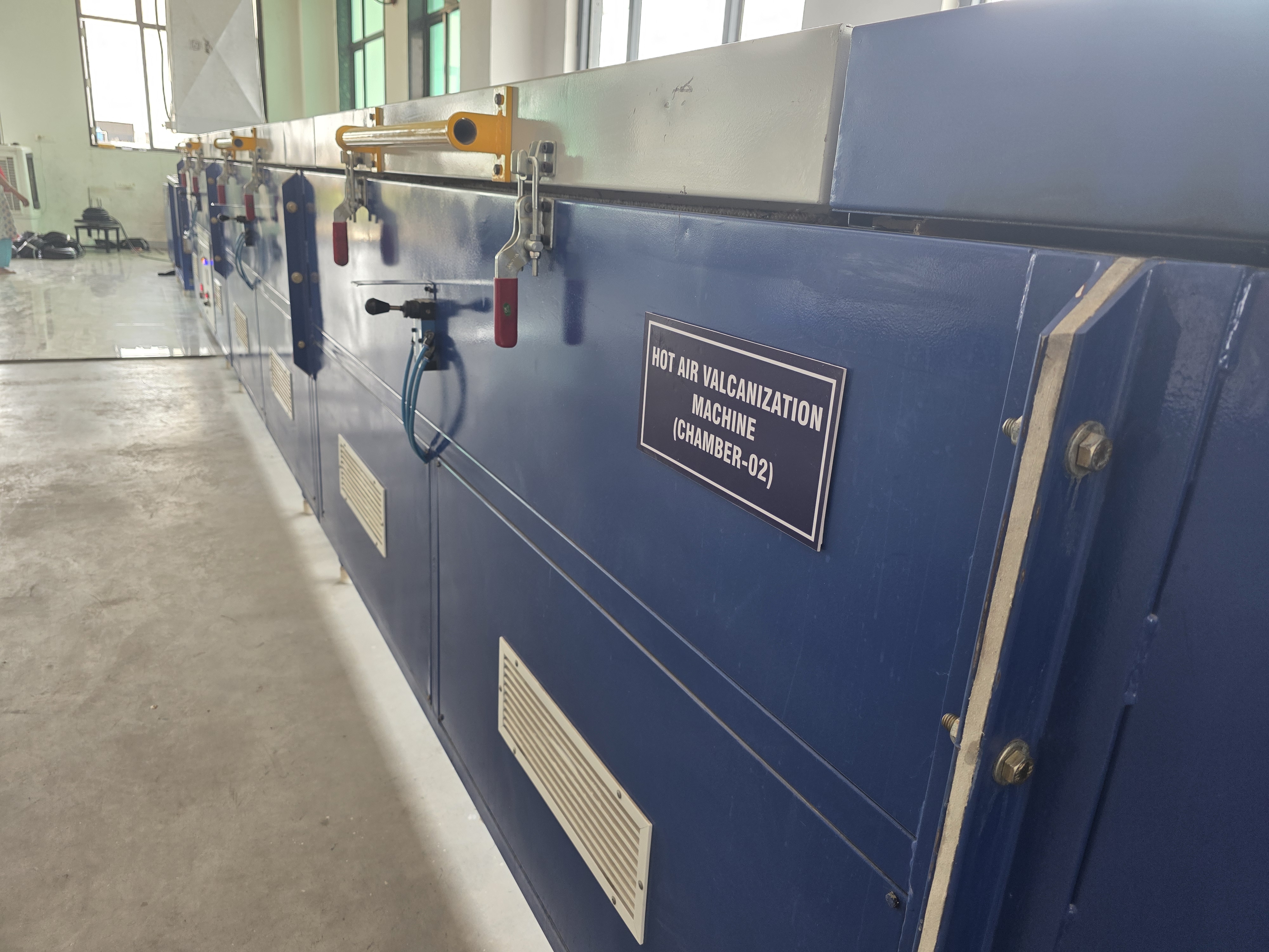 Production floor with machinery
